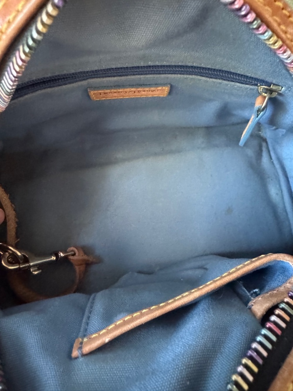 Dooney & Bourke Y2K Heart Print Mini Barrel Bag + Coin Pouch - Picture 12 of 12
